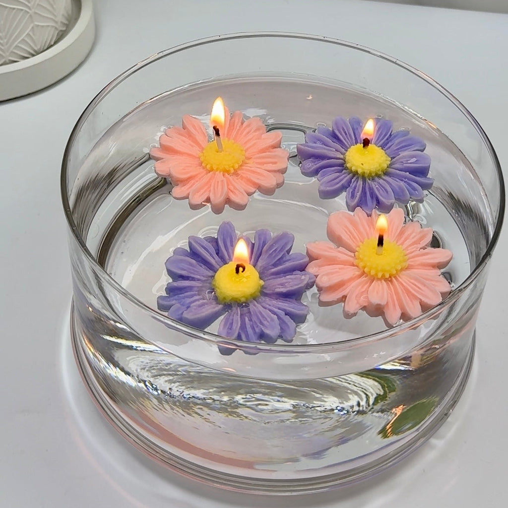 Daisy floating candles